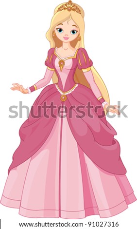 Illustration of beautiful princess Illustration of beautiful princess