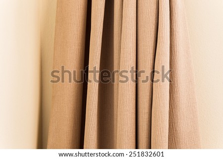 curtain texture with soft focus at the edge