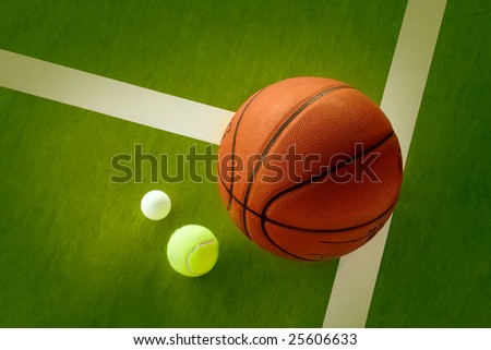 Basketball And Tennis