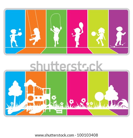 colorful billboard background for kids or fun theme colorful billboard background for kids or fun theme
