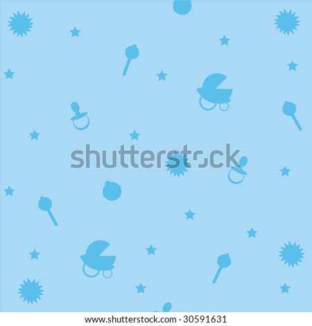 Baby Blue Wallpaper Stock Vector Illustration 30591631 : Shutterstock