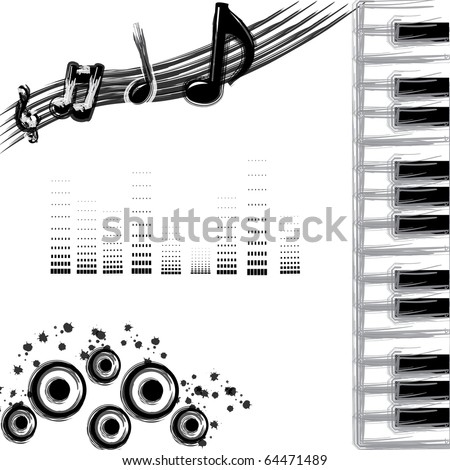 black and grey backgrounds. stock vector : Black and grey