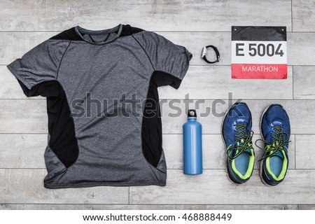 Marathon kit, top view