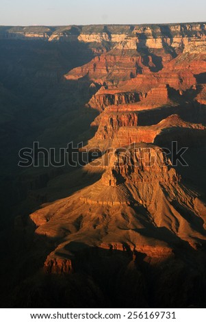 Arizona, USA-october 10,2008:The Grand Canyon is a very broad and deep canyon in the north of the US state of Arizona.