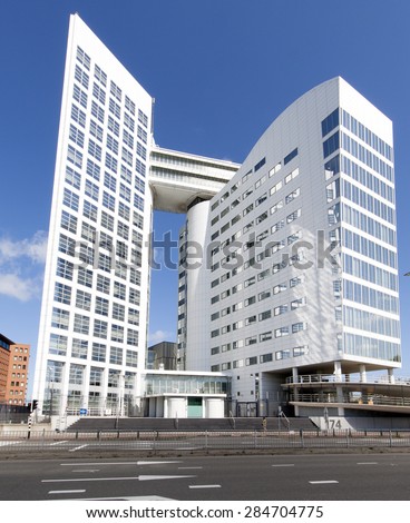 The Hague, Netherlands - June 6, 2015: international court of justice in the Hague Holland