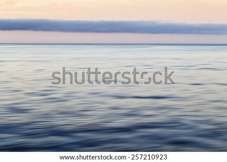 Beautiful abstract seascape image with soft colors