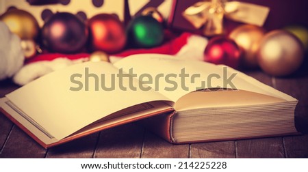 Book and christmas gifts