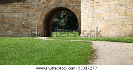 way and brick arch