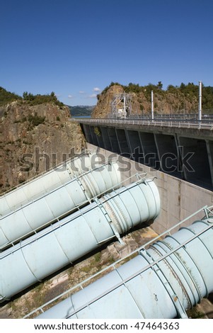 Hydro-electric Power Station pipes
