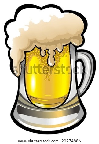 beer glass icon. stock vector : Beer glass,