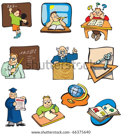 Students Cartoon Images