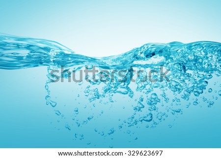 Water ,water splash isolated on white background