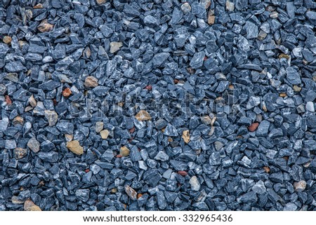 Crushed gravel as background or texture ,Background of   granite gravel