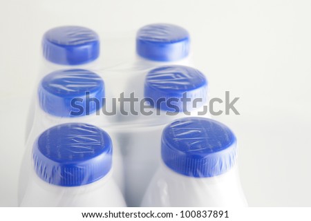 Six pack of milk