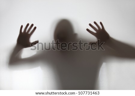 A human shadow