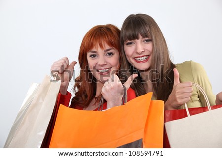 girlfriends shopping