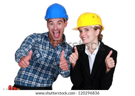Architect and builder jubilant