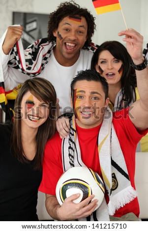 German football supporters