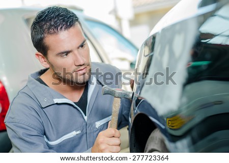 Car body-shop worker