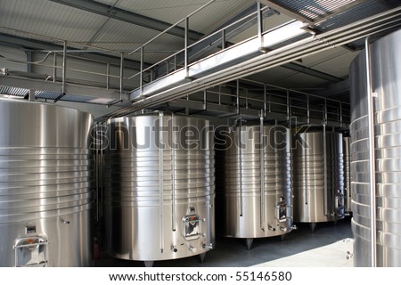 Stainless steel wine tanks