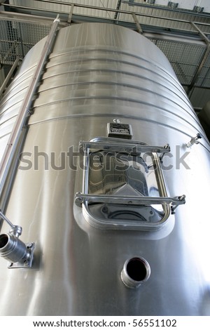 Stainless steel wine tank