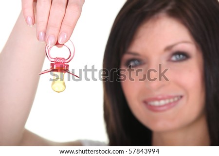 Girl With Pacifier