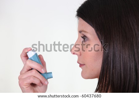 Portrait of a woman healing her asthma