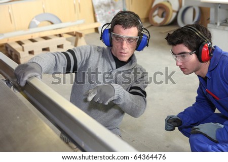 Carpenter and apprentice