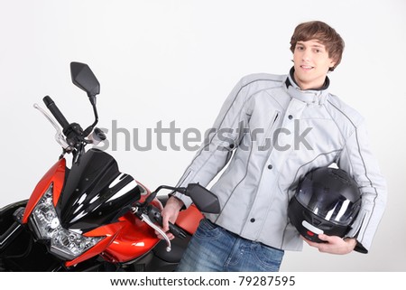 Person On Motorbike