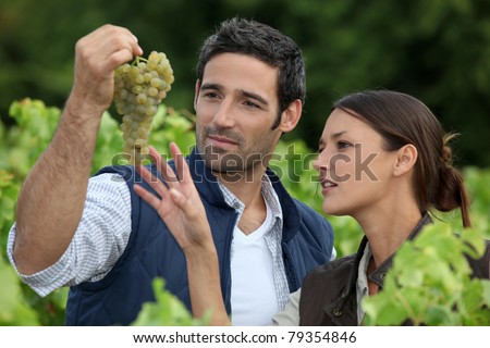couple of wine growers