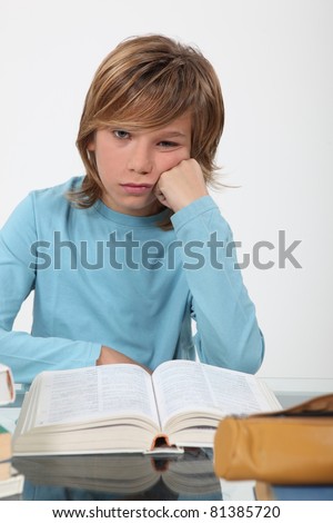 A Child Studying