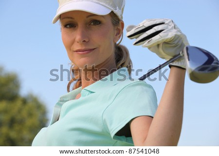 golf female player