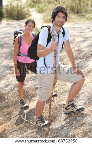 Happy hikers