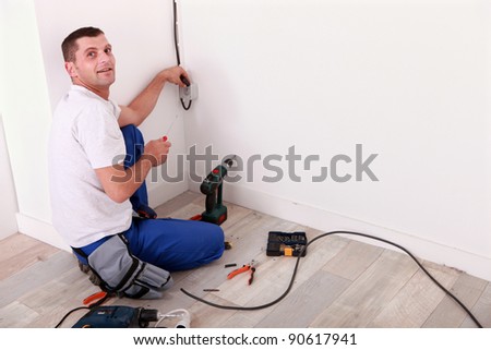 electrician working