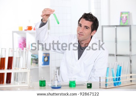 Man In Lab