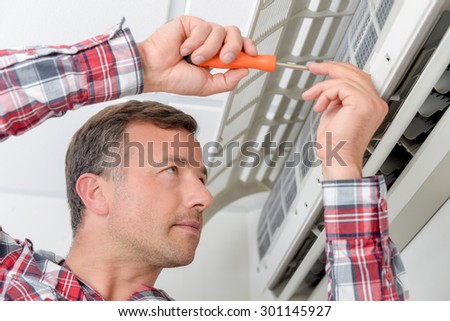 Trying to repair the air conditioning unit