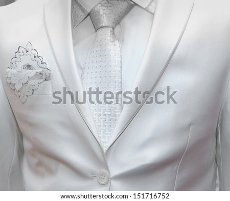 business formal wear with tie and suit