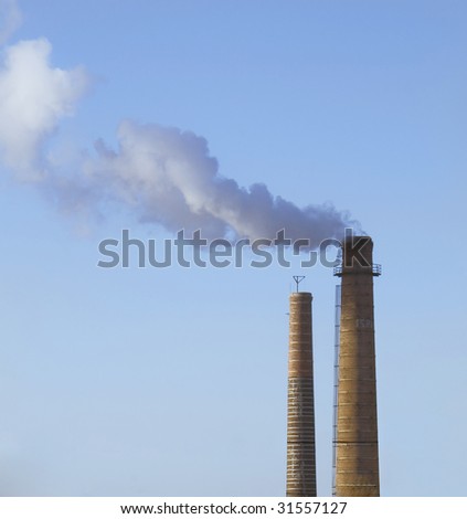 Scary Image of Power Plant emissions