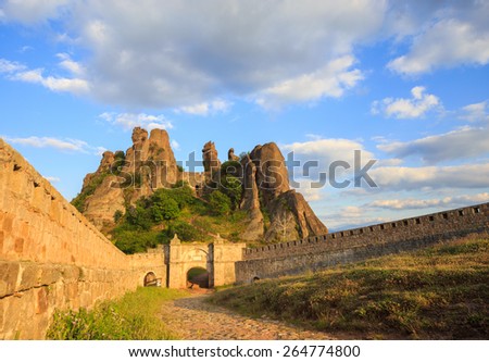 The Belogradchik Fortress; also known as Kaleto; is an ancient fortress close to the northwestern Bulgarian town of Belogradchik and the town\'s primary cultural and historical tourist attraction.
