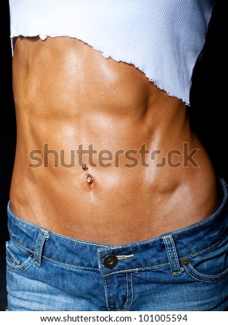 Toned abs