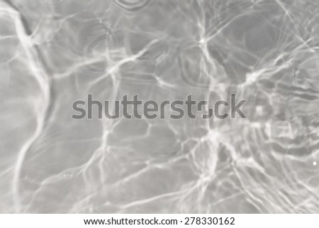 Ripples caused by unseen hands on the surface of a bath