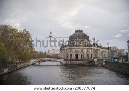 BERLIN, GERMANY - NOV 5: The Bode Museum on the Museum Island (\