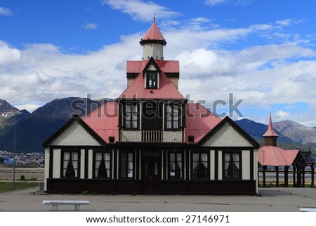 European style house in Ushuaia, Argentina