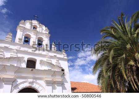 stock photo Cathedral in Sucre Bolivia