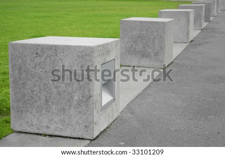 Concrete cubes