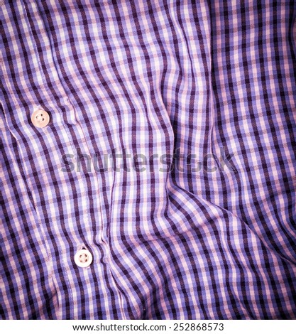 Close up of shirt textile texture