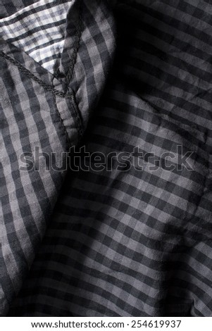 Checkered Shirt useful as background or texture