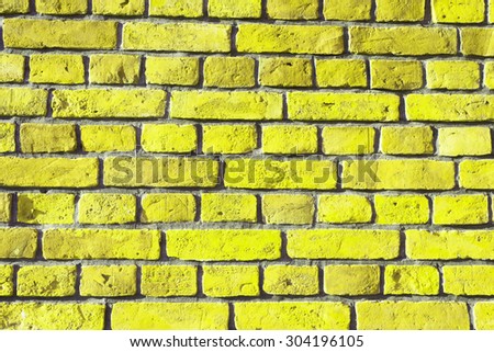 Background of old vintage brick wall , brick wall closeup