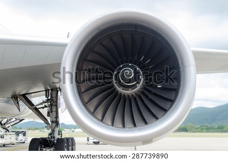 Engine airplane boeing background