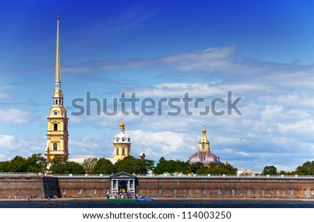Russia. Petersburg. Peter and Paul Fortress spike.